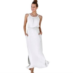 Gathered Neckline Maxi Sz Large